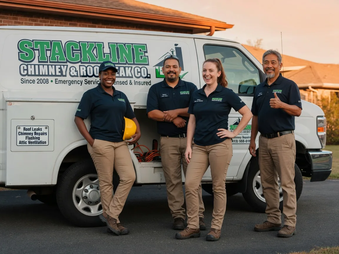 Chimney flashing repair company in Davidson, NC